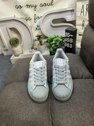 Adidas Superstar Paint Splatter Lifestyle Sneakers 10