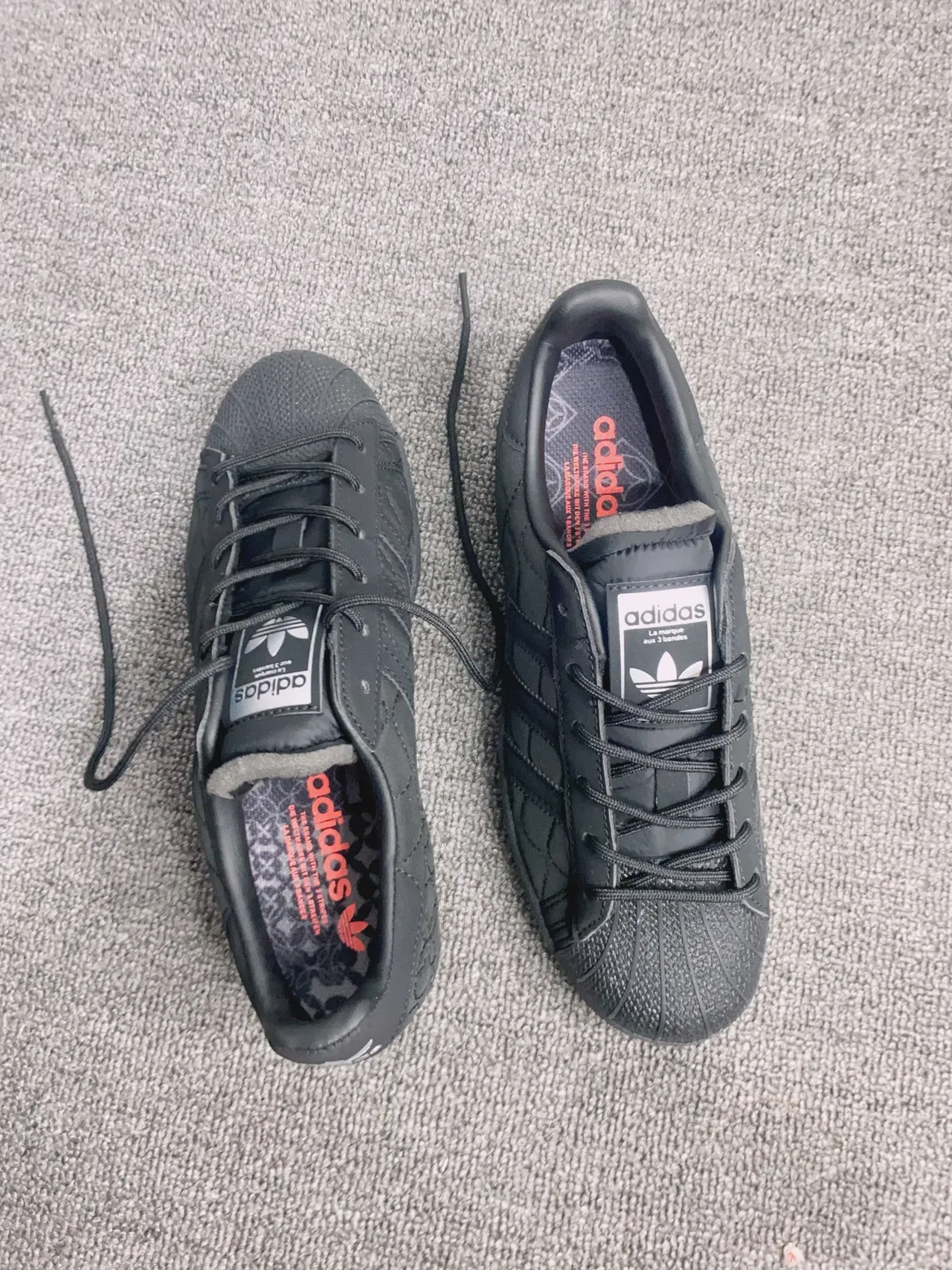 Adidas Superstar Quilted Black Lifestyle Sneakers 2