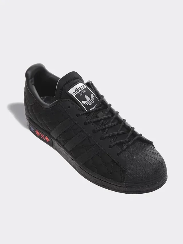 Adidas Superstar Quilted Black Lifestyle Sneakers 11