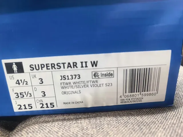 Adidas Superstar White and Light Blue Lifestyle Sneakers 2