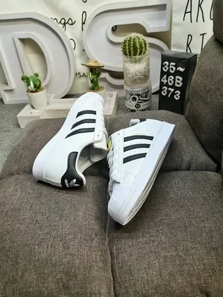 Adidas Superstar White Black Lifestyle Sneakers 6