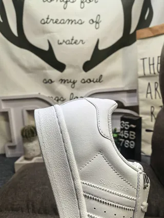 Adidas Superstar White Lifestyle Sneakers 3