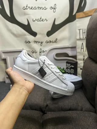 Adidas Superstar White Lifestyle Sneakers 5