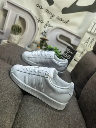 Adidas Superstar White Lifestyle Sneakers 7