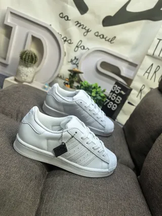 Adidas Superstar White Lifestyle Sneakers 9