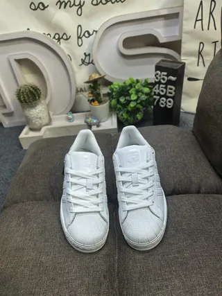 Adidas Superstar White Lifestyle Sneakers 10