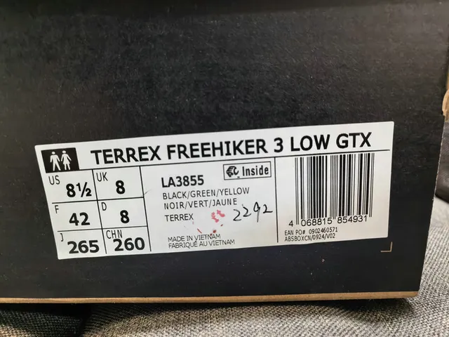 Adidas Terrex Gris Vert Silhouette GORE-TEX Imperméable Chaussures running 2