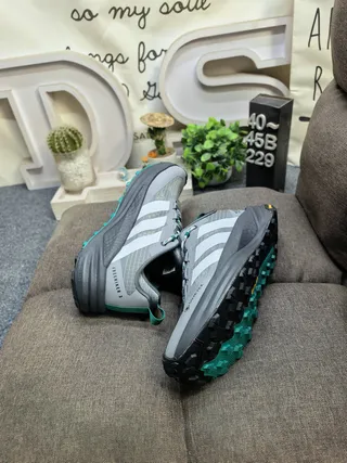 Adidas Terrex Gris Vert Silhouette GORE-TEX Imperméable Chaussures running 6
