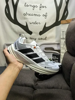 Adidas Terrex Two GORE-TEX White Black Running Shoes 5