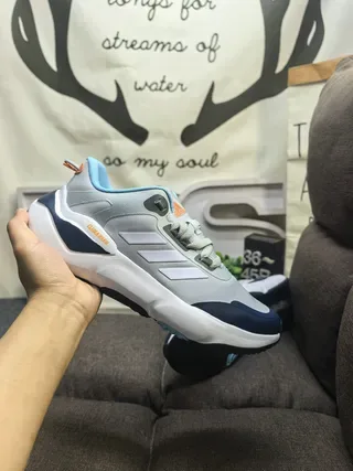 Adidas White Green Modern Low-Top Three-Stripe Side Panel Lifestyle Sneakers 15
