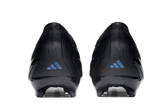 Adidas X কালো বেগুনি লো-কাট সক-ফিট কলার অ্যাসিমেট্রিক লেসিং কভার ফার্ম-গ্রাউন্ড সকার শু 4