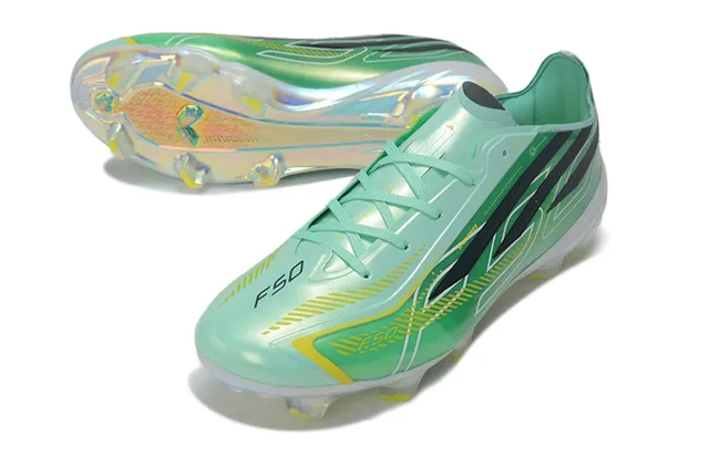 Adidas X Speedportal أخضر نعناع متلألئ أرض صلبة أحذية كرة القدم 14