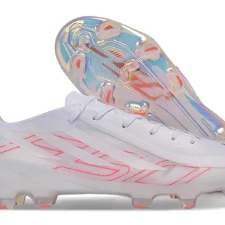 Adidas X Speedportal Translucent White Red Firm-Ground Soccer Shoes