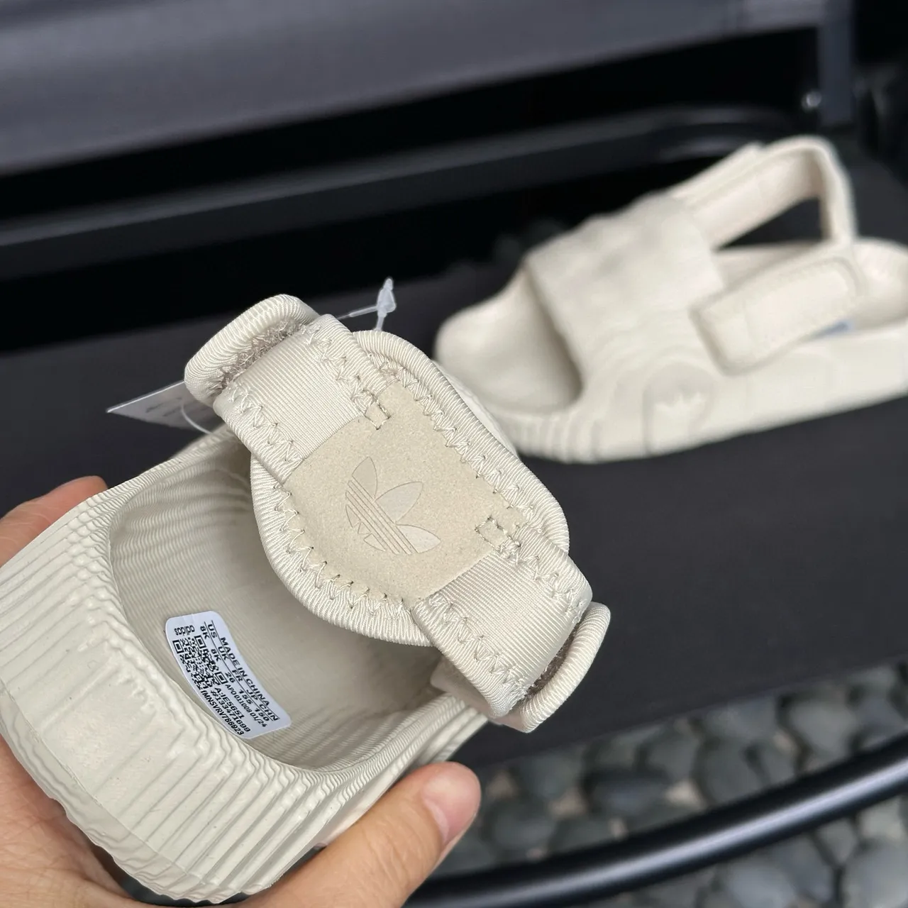 Adidas Yeezy Slide Haze Blue Kids Slippers 14