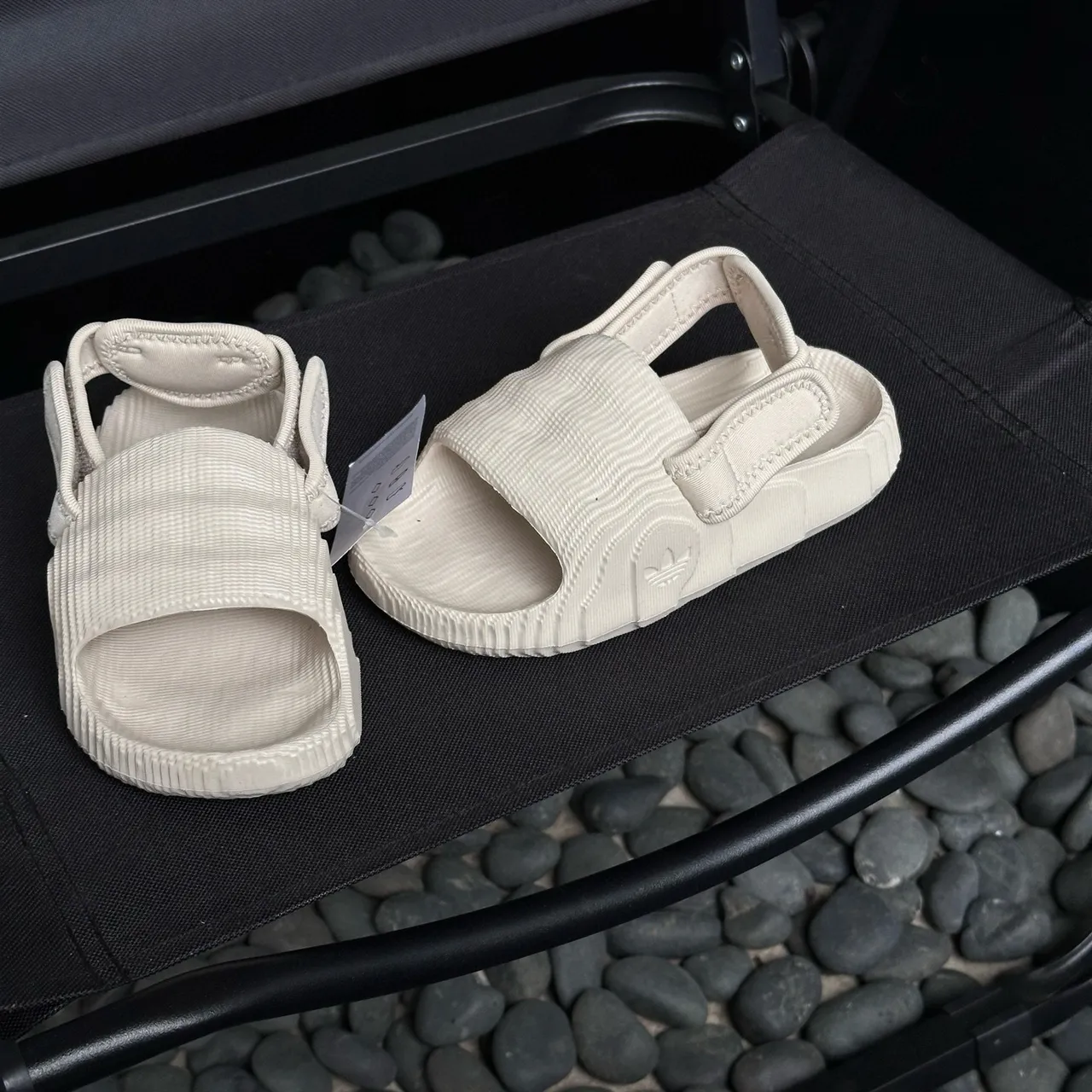 Adidas Yeezy Slide Haze Blue Kids Slippers 16
