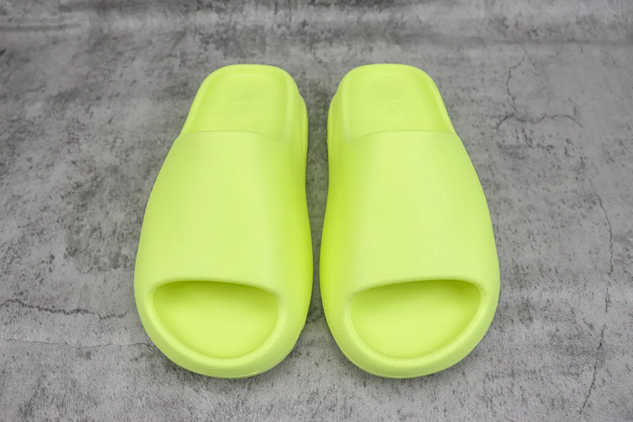 Adidas Yeezy Slide Neon Lime Green Slipper 2