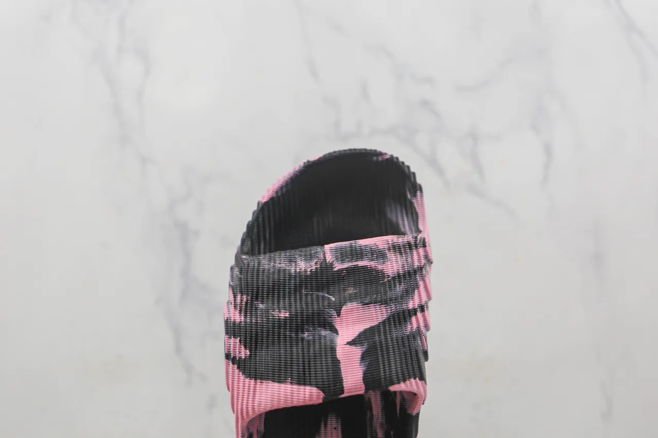 Adidas Yeezy Slide Pink Black Marbled Molded EVA Slipper 3