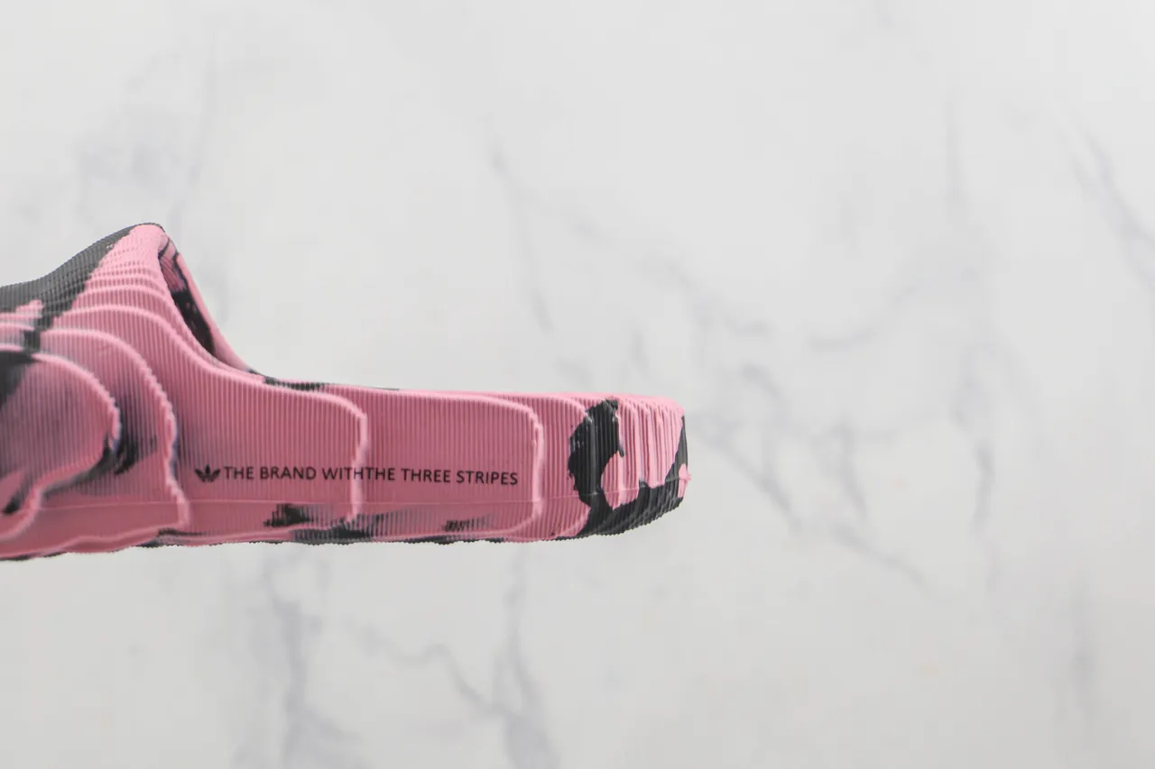 Adidas Yeezy Slide Pink Black Marbled Molded EVA Slipper 4