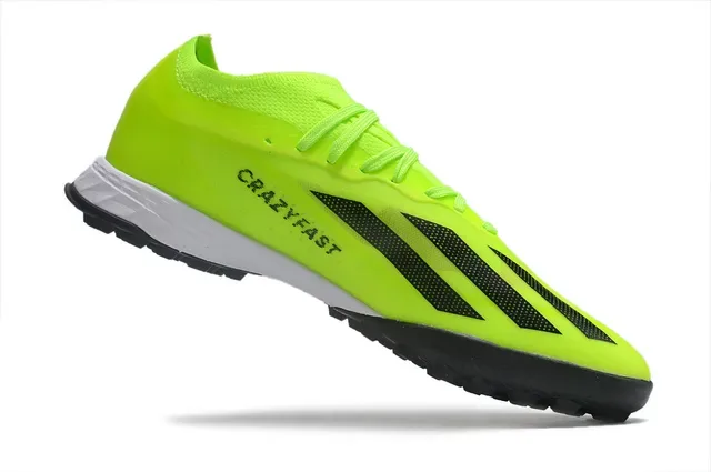 Adidas Jaune Noir Low-Cut Synthetic Upper Molded TPU Cage Turf Chaussures de Football 2