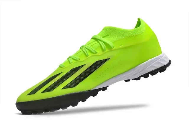Adidas Jaune Noir Low-Cut Synthetic Upper Molded TPU Cage Turf Chaussures de Football 3