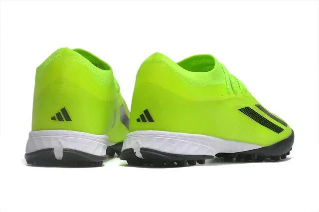 Adidas Jaune Noir Low-Cut Synthetic Upper Molded TPU Cage Turf Chaussures de Football 5