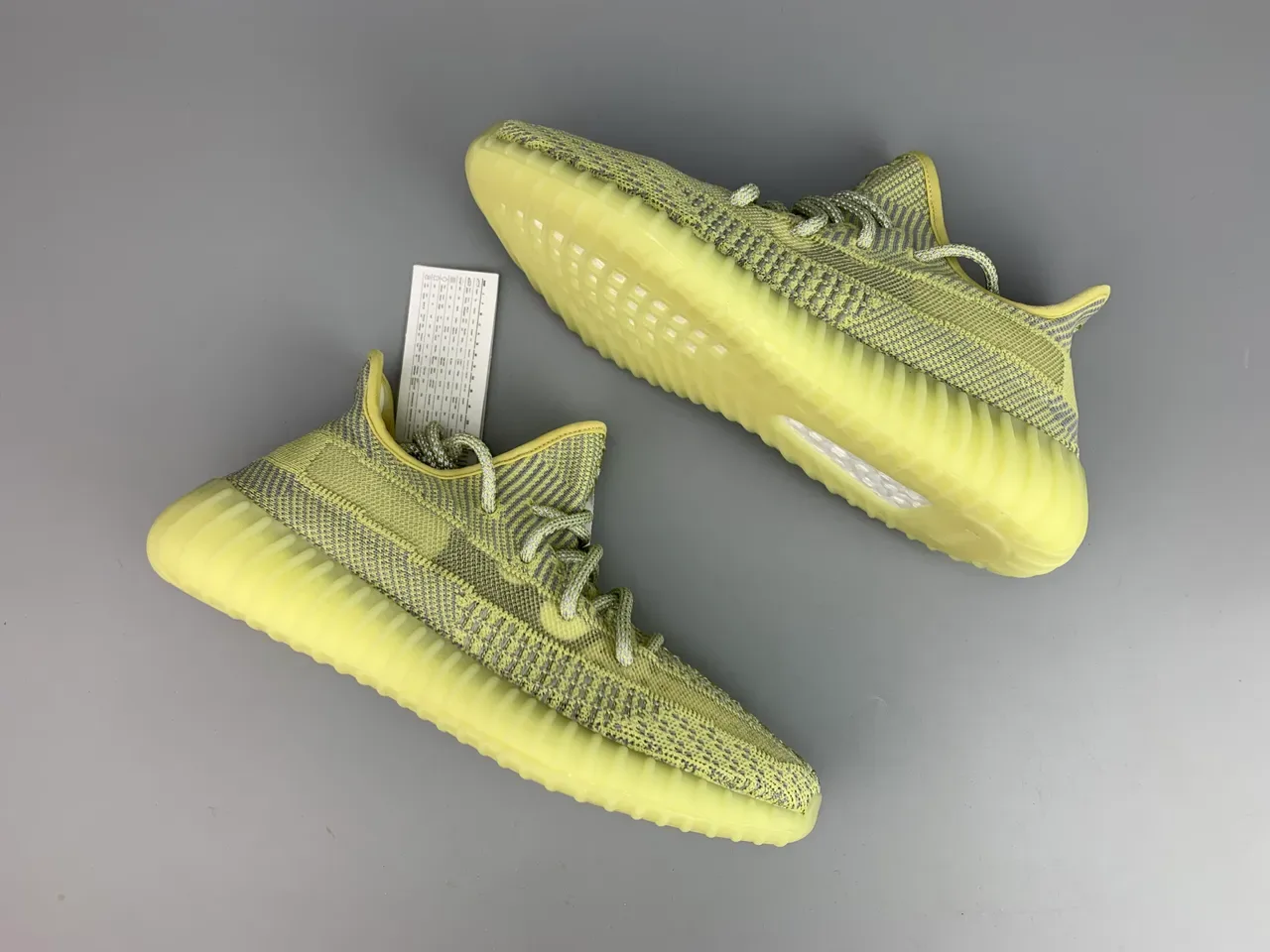 Adidas Yellow Gray Knit Upper Ribbed Boost Midsole Lifestyle Sneakers 9