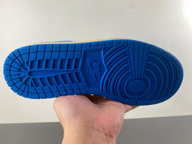 Air Jordan 1 Low Off-White and Royal Blue Lifestyle Sneakers 9