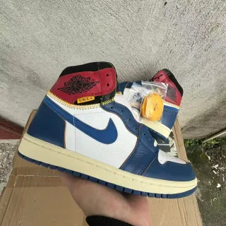 Air Jordan 1 Union Los Angeles Navy White Red Zapatos de baloncesto