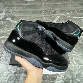 Air Jordan 11 黑色绿松石 Jumpman 篮球鞋