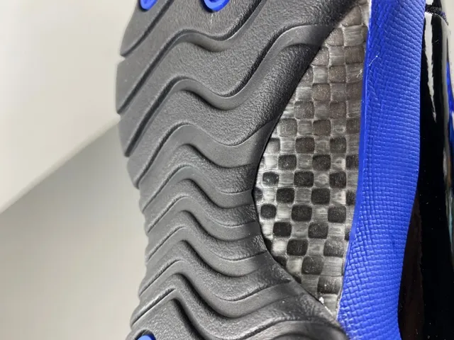 Air Jordan 11 Royal Blue and Black Patent Leather Basketball Shoes 5
