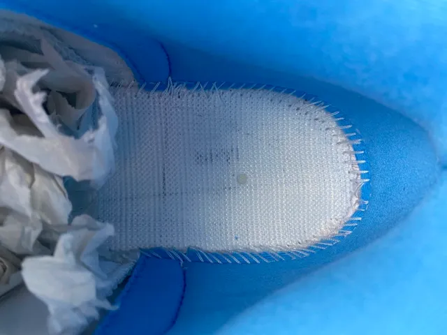 Air Jordan 12 White and Blue Basketball Shoes 9