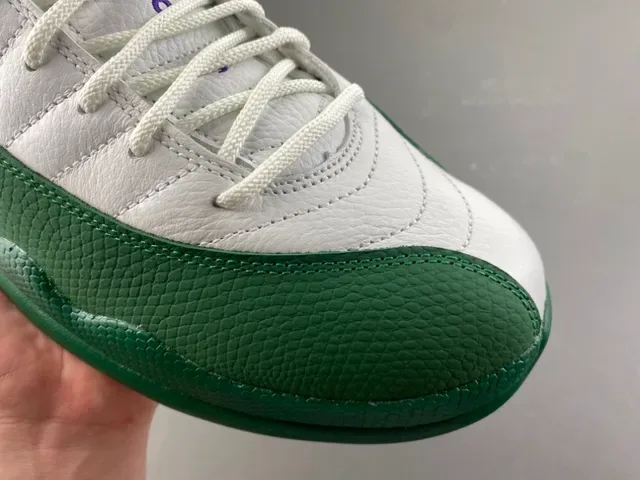 Air Jordan 12 सफेद हरे बास्केटबॉल जूते 2