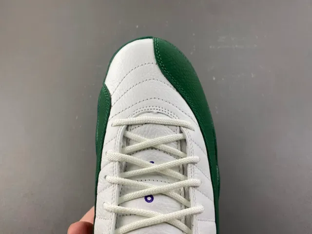 Air Jordan 12 सफेद हरे बास्केटबॉल जूते 5