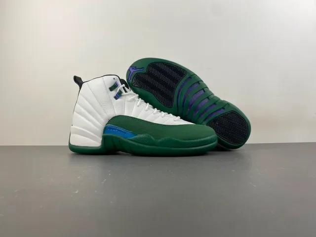 Air Jordan 12 सफेद हरे बास्केटबॉल जूते 13
