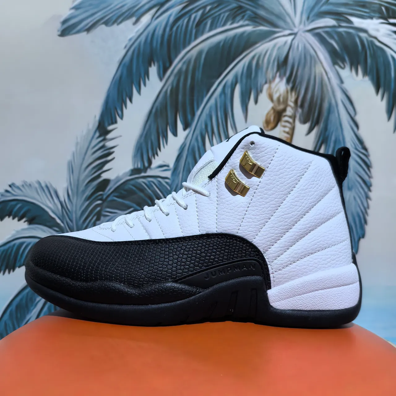 Tênis de basquete Air Jordan 12 pele de cobra branco e roxo 7