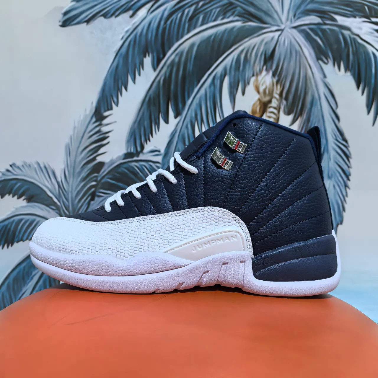 Tênis de basquete Air Jordan 12 pele de cobra branco e roxo 10