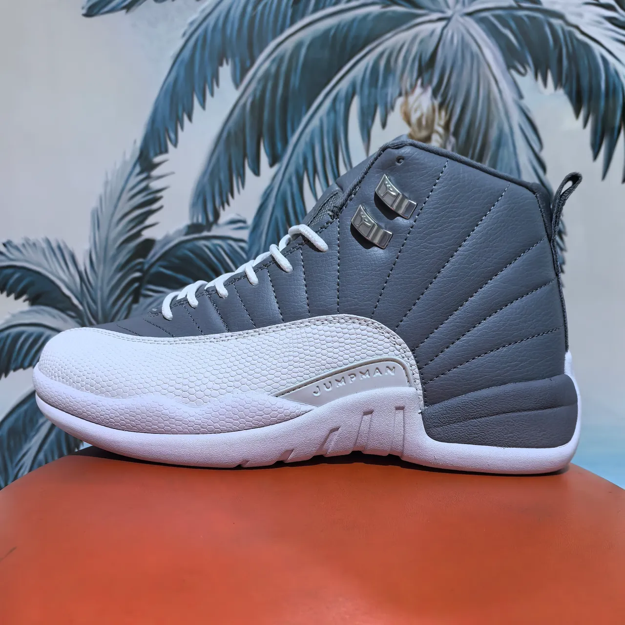 Tênis de basquete Air Jordan 12 pele de cobra branco e roxo 19