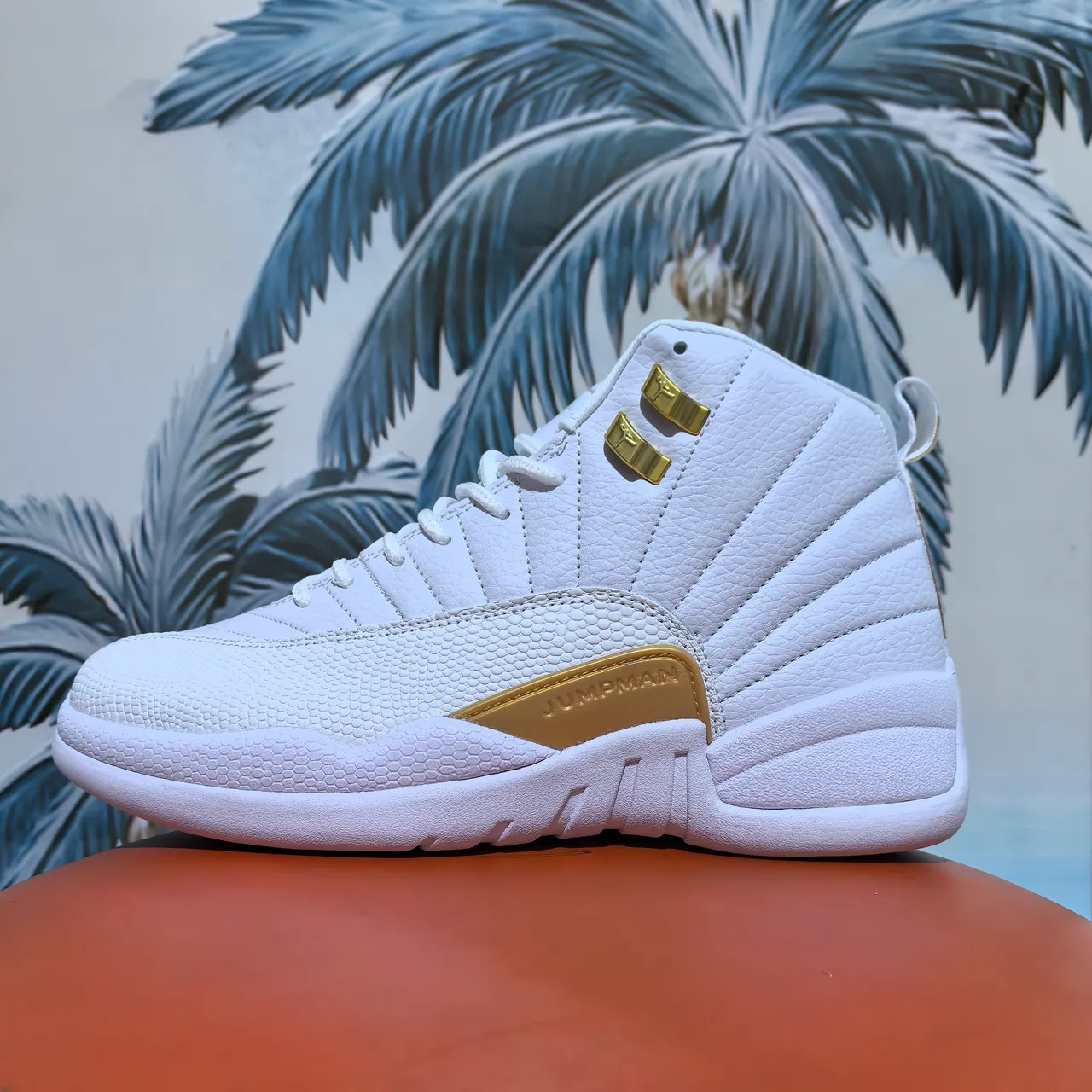 Tênis de basquete Air Jordan 12 pele de cobra branco e roxo 20