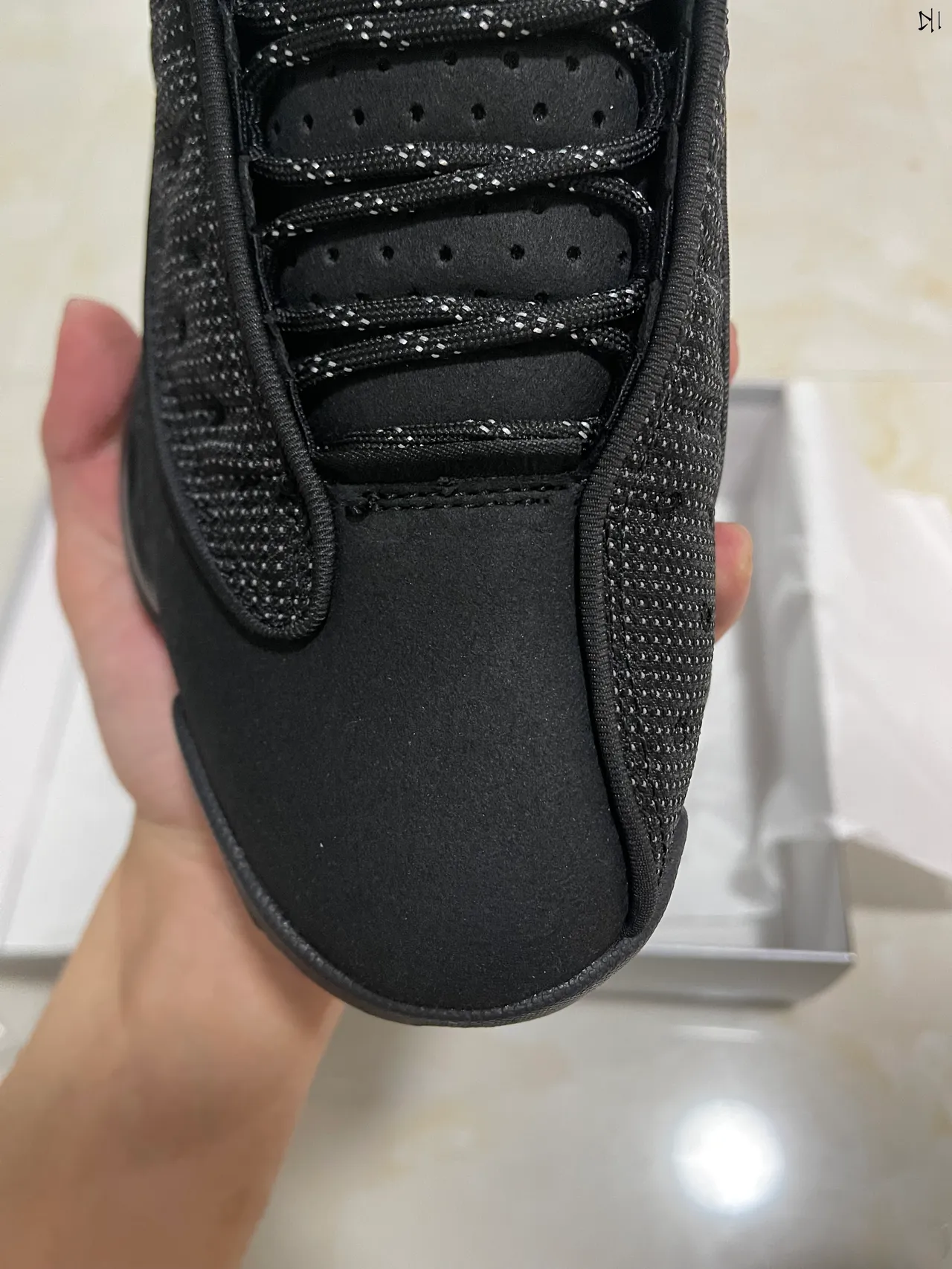 Air Jordan 13 Black Monochrome Basketball Shoes 3