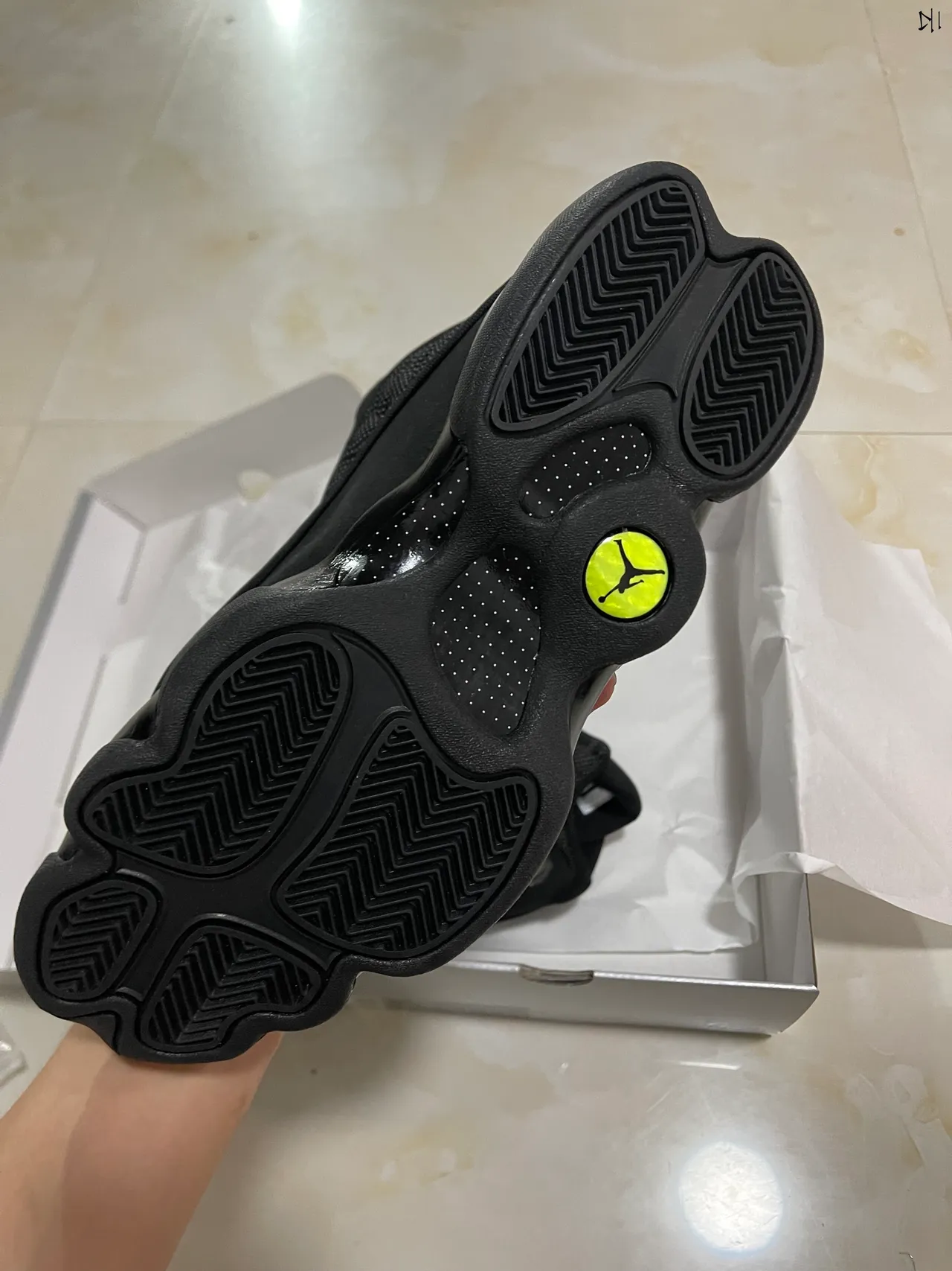 Air Jordan 13 Black Monochrome Basketball Shoes 6