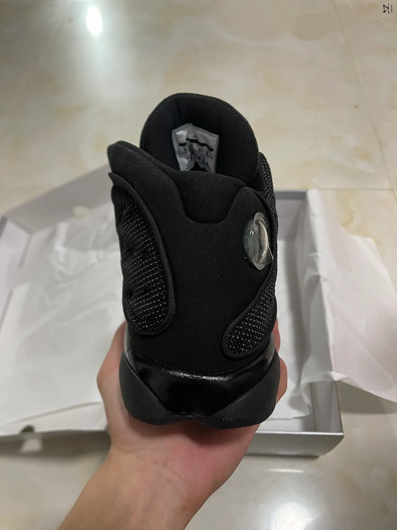 Air Jordan 13 Black Monochrome Basketball Shoes 8
