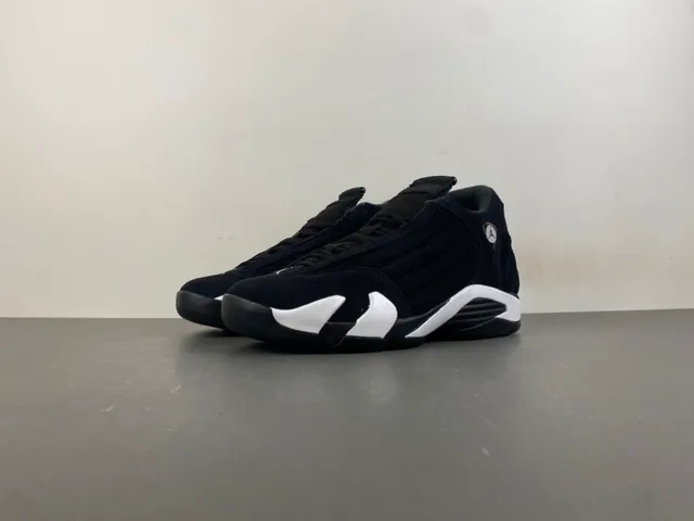 Air Jordan 14 Black White Basketball Shoes 10