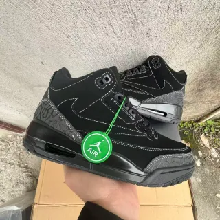 Air Jordan 3 Black Elephant Print Basketball Shoes