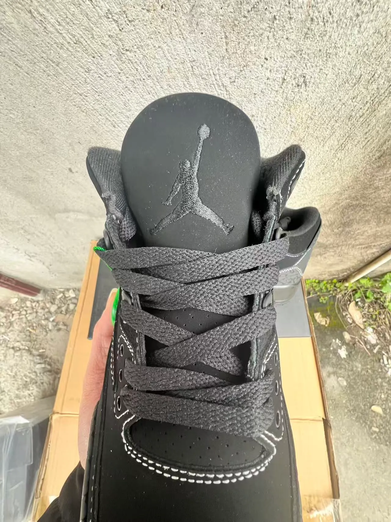 Air Jordan 3 Black Elephant Print Basketball Shoes 4