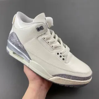 Air Jordan 3 Off-White Silver Elephant 篮球鞋