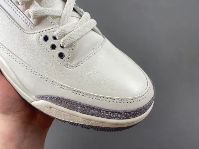 Air Jordan 3 Off-White Silver Elephant Tênis de Basquete 2