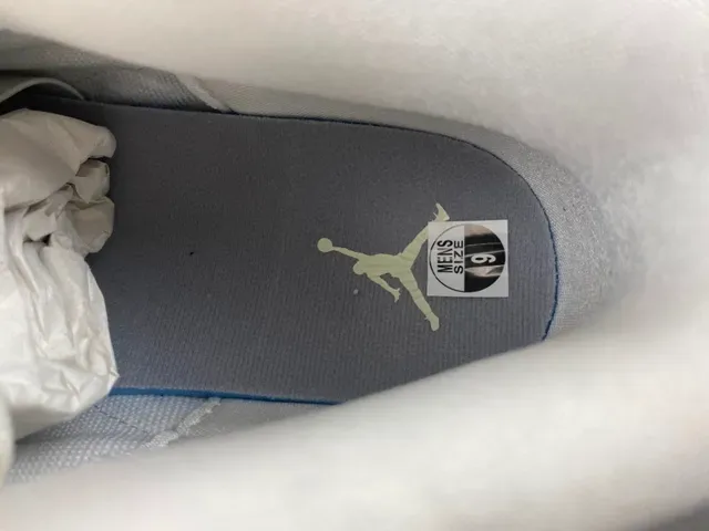 Air Jordan 3 Off-White Silver Elephant Tênis de Basquete 7