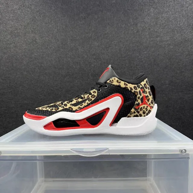 Air Jordan 37 Leopard Print Basketball Shoes 2