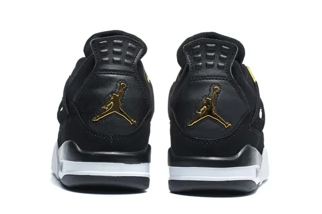 Air Jordan 4 Noir et Or Chaussures de Basketball 2