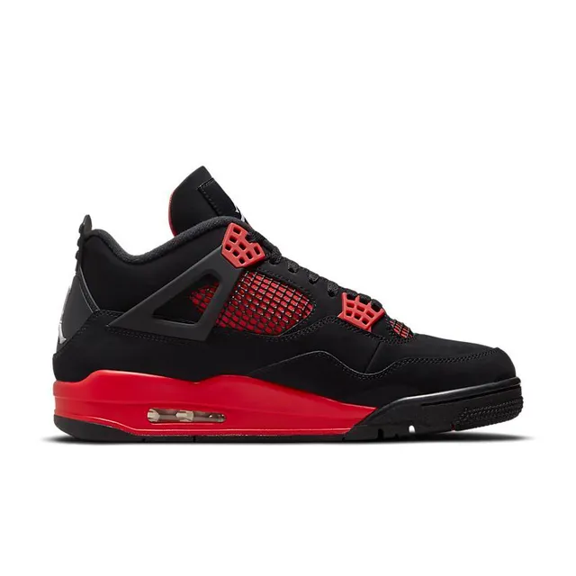 Chaussures de basketball Air Jordan 4 noir et rouge universitaire 5